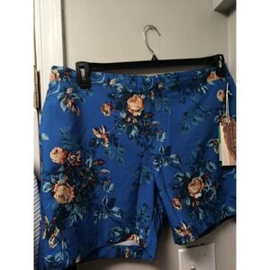 Fair Harbor Men's Swim Trunks 6" Sextant Blue Rose Boxer Brief SIZE 38 Lined New
